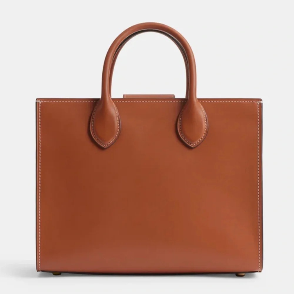 Coach Ace Leather Tote Bag 26 - Burnished Amber - Picture 2 of 11